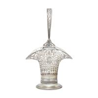 A Pierced Sterling Silver Flower Basket