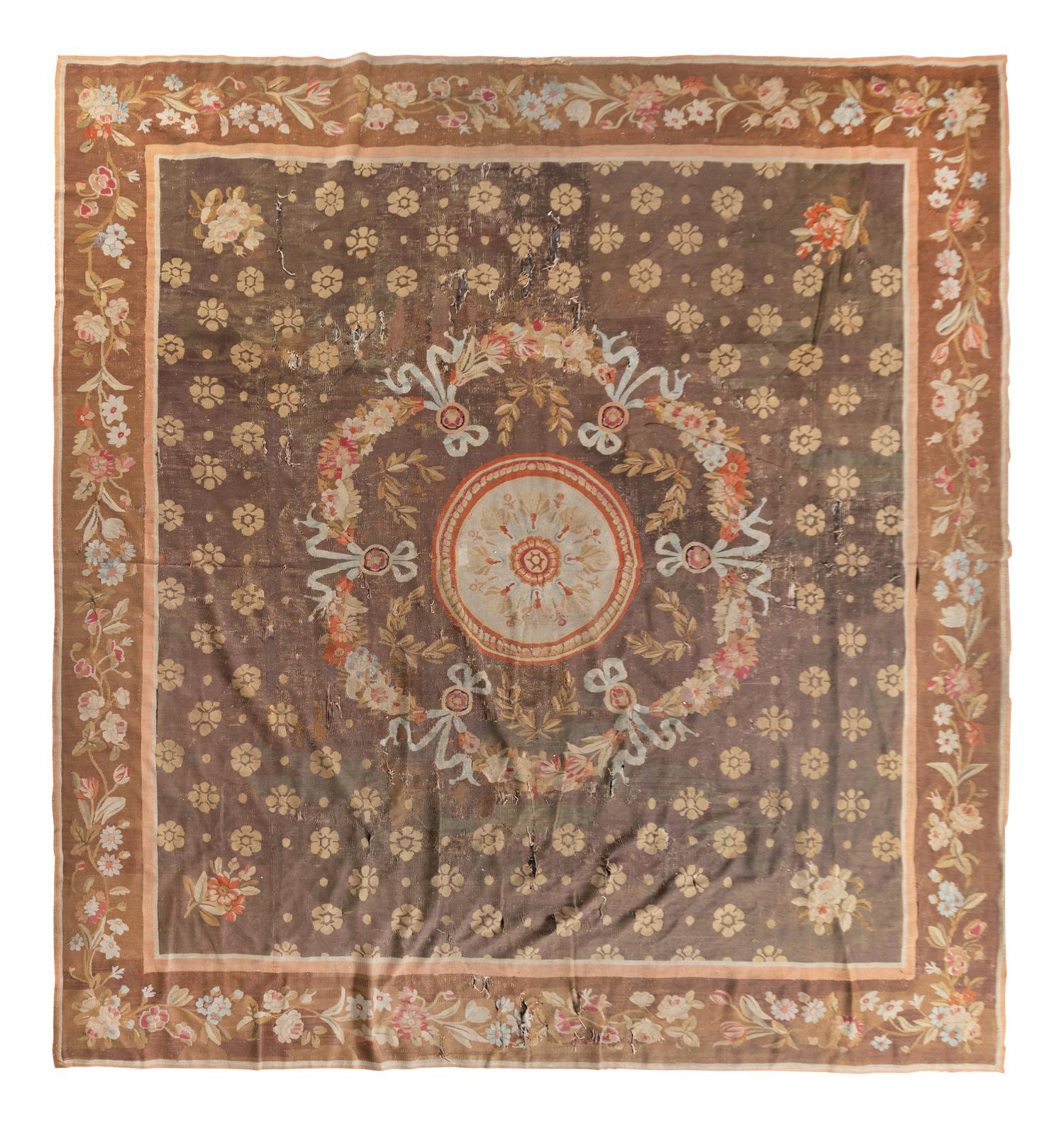 An Aubusson Wool Rug
