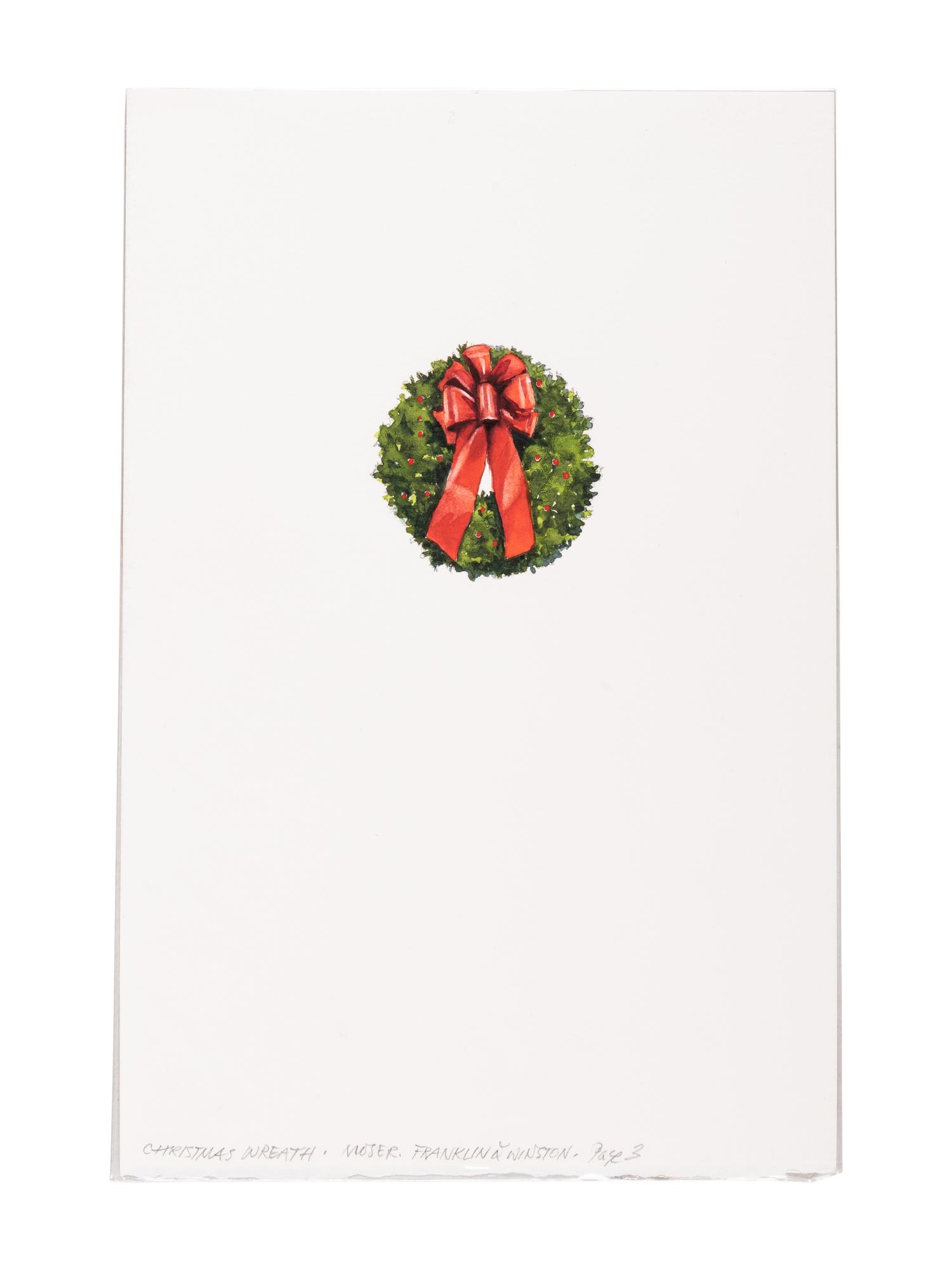 [MOSER, Barry, illustrator]. WOOD, Douglas. Franklin and Winston: A Christmas That Changed the World. Somerville, MA: Candlewick Press, 2011.