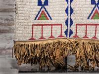 Sioux Beaded Buffalo Hide Vest