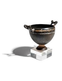 An Apulian Gnathian-Ware Ribbed Kotyle
