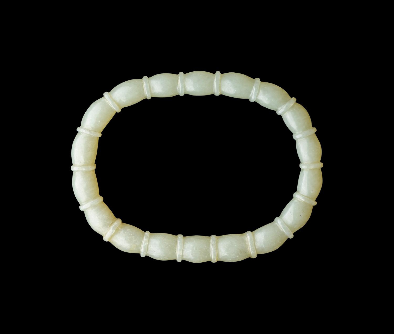 A Chinese Pale Celadon Jade Bangle