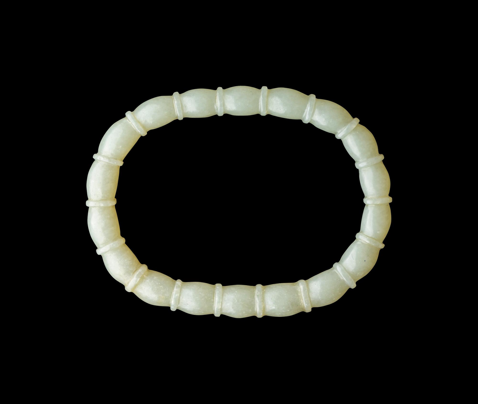 A Chinese Pale Celadon Jade Bangle