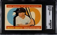 A Group of 1960 Topps Mickey Mantle Baseball Cards