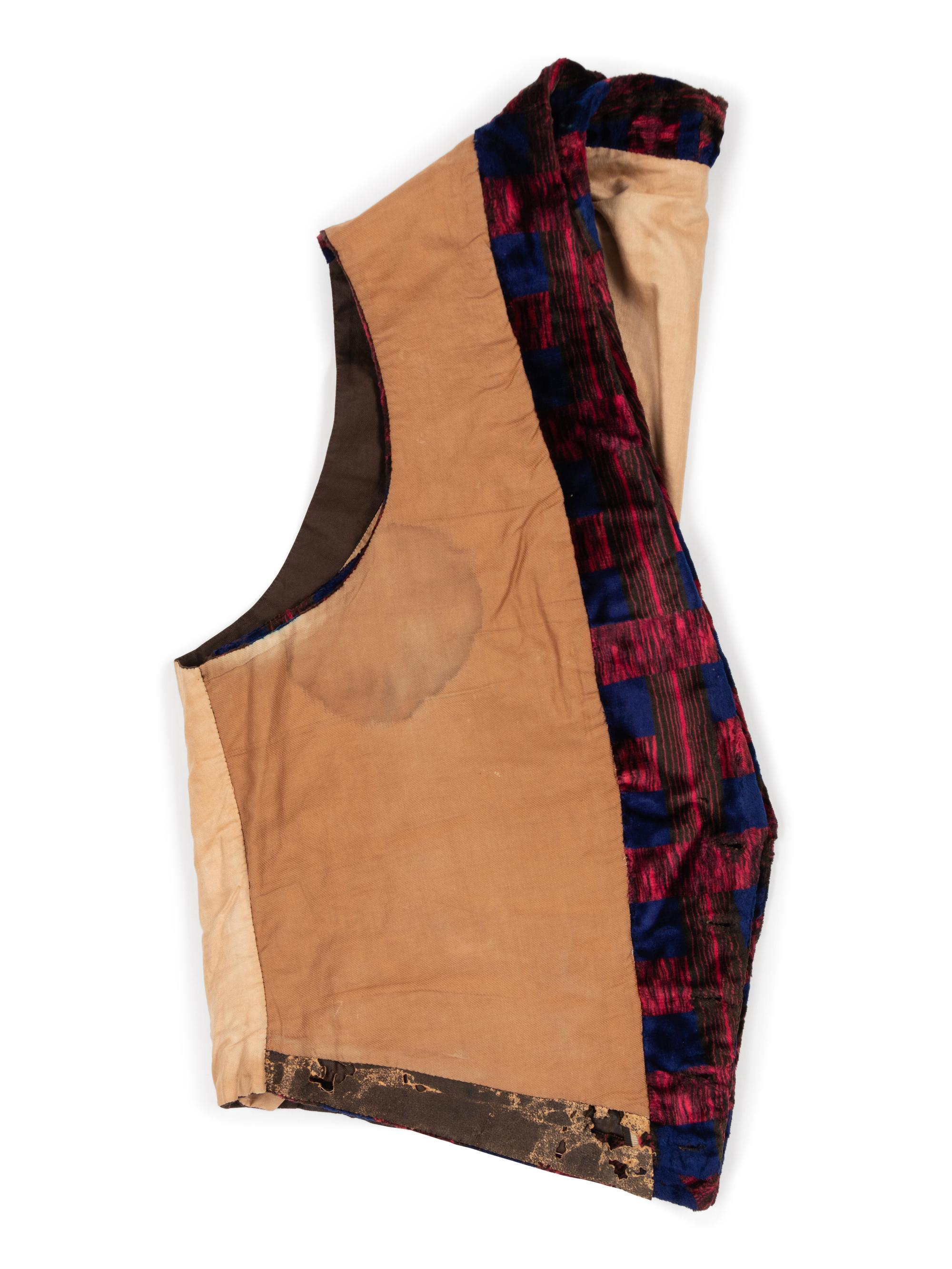 Three Men's 19th Century Waistcoats/Vests, 1840-60