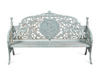 A Pair of Coalbrookdale Style Cast Iron Benches