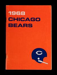 A 1968 Chicago Bears Signed Autograph Media Guide Including George Halas and Gale Sayers (PSA Authentic),