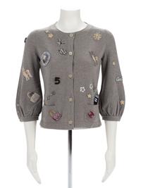 Chanel Cardigan Embellished with Appliques and Pins, Spring 2008