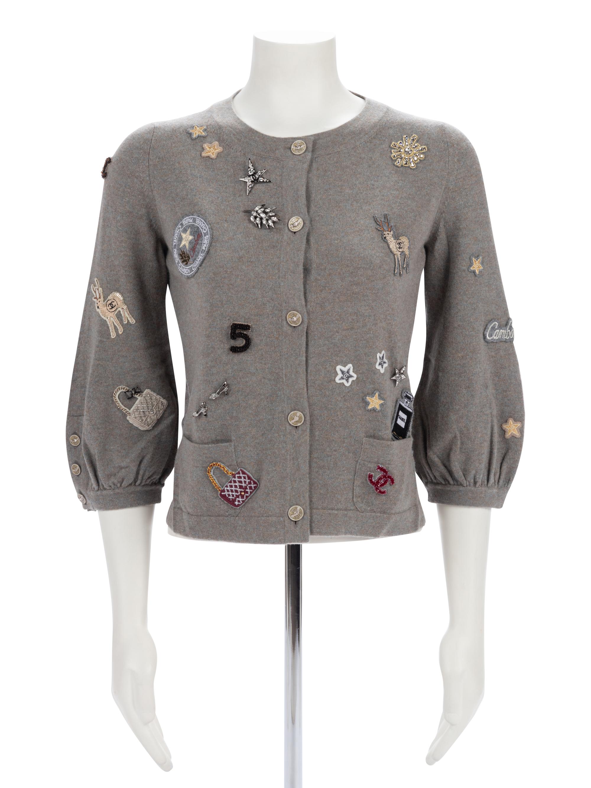 Chanel Cardigan Embellished with Appliques and Pins, Spring 2008