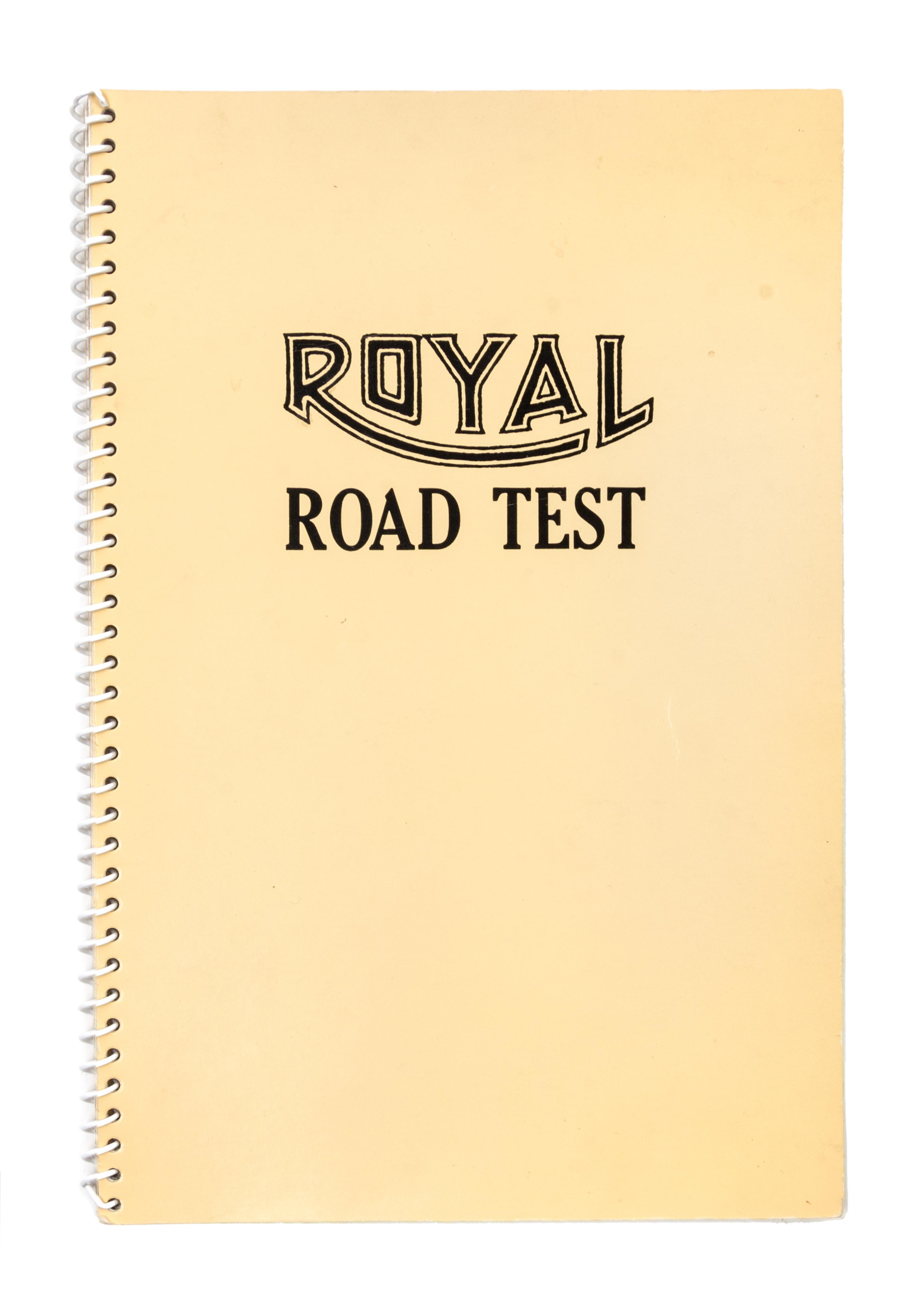 RUSCHA, ED. Royal Road Test. Los Angeles, 1971. Third edition. One of 2000 copies.