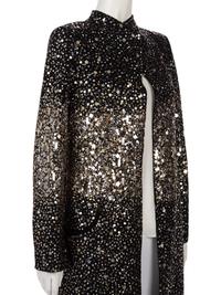 Oscar de la Renta Sequin Embellished Wool Coat, Fall 2006
