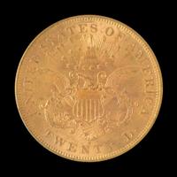 A United States 1876-S Liberty Head $20 Gold Coin