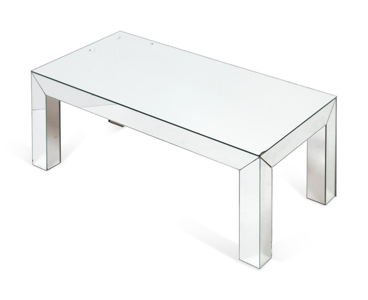 A Mirrored Cocktail Table