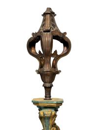 A Pair of Italian Polychrome Painted Sconces