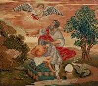 A Continental Needlework Picture