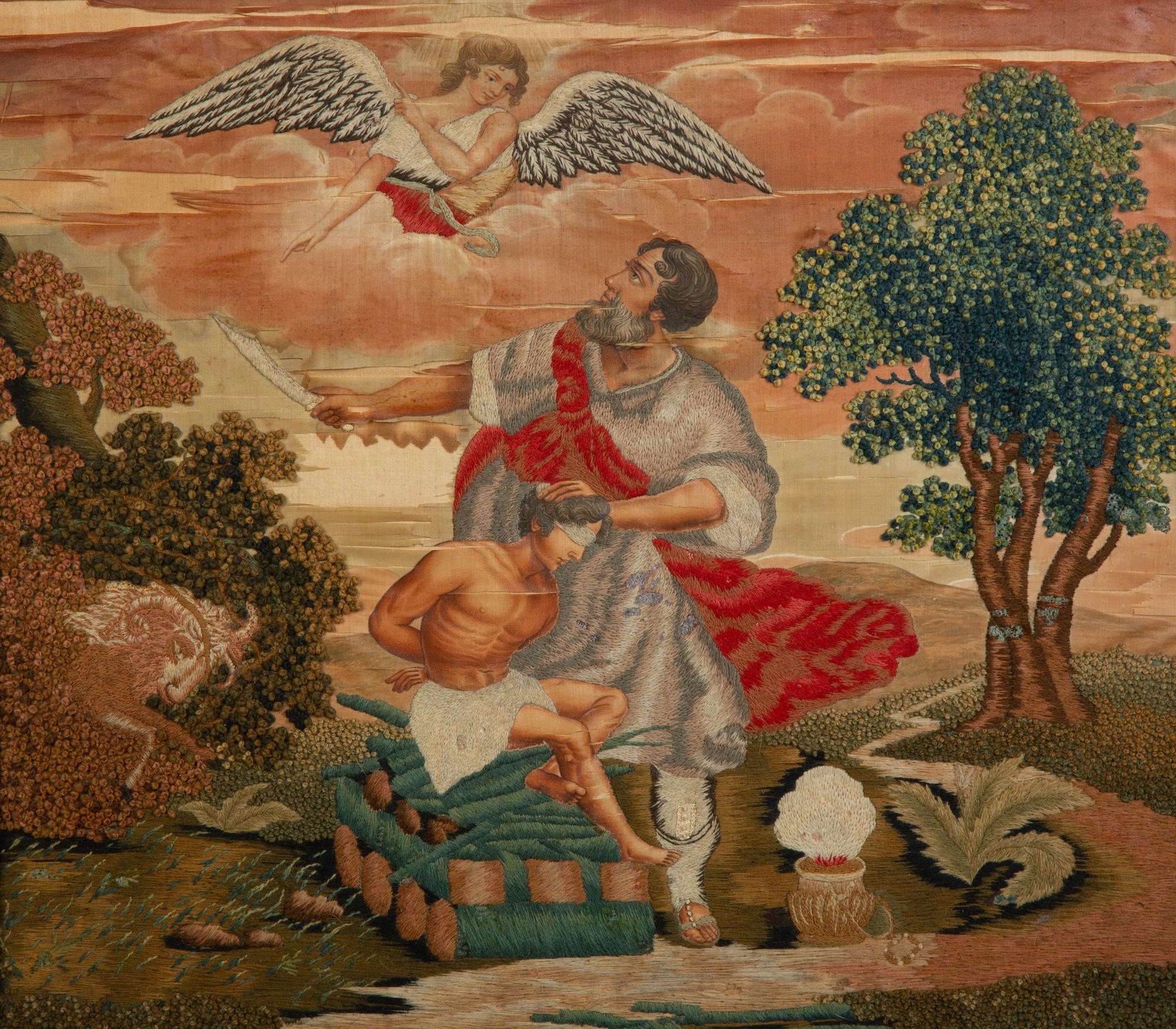 A Continental Needlework Picture