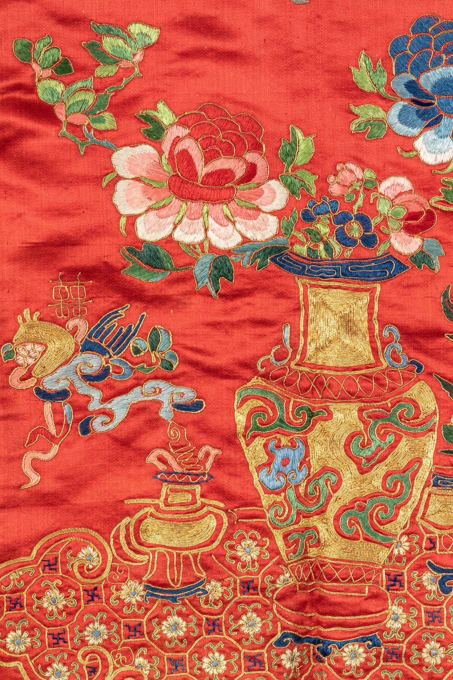 Two Embroidered Silk Lady's Jackets