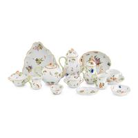 A Herend Market Garden Porcelain Dinner Service