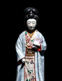 Two Japanese Porcelain Figures