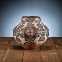 Acoma Polychrome Pottery Jar