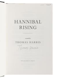 HARRIS, Thomas (b. 1940). A group of 4 novels by Harris from the Dr. Hannibal Lecter series, comprising: