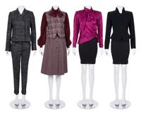 Seven Designer Separates Including: A Three Piece Patou Ensemble, One Ungaro Blouse and Jacket, and One Dolce & Gabbana Pant Suit, 1980-2000s