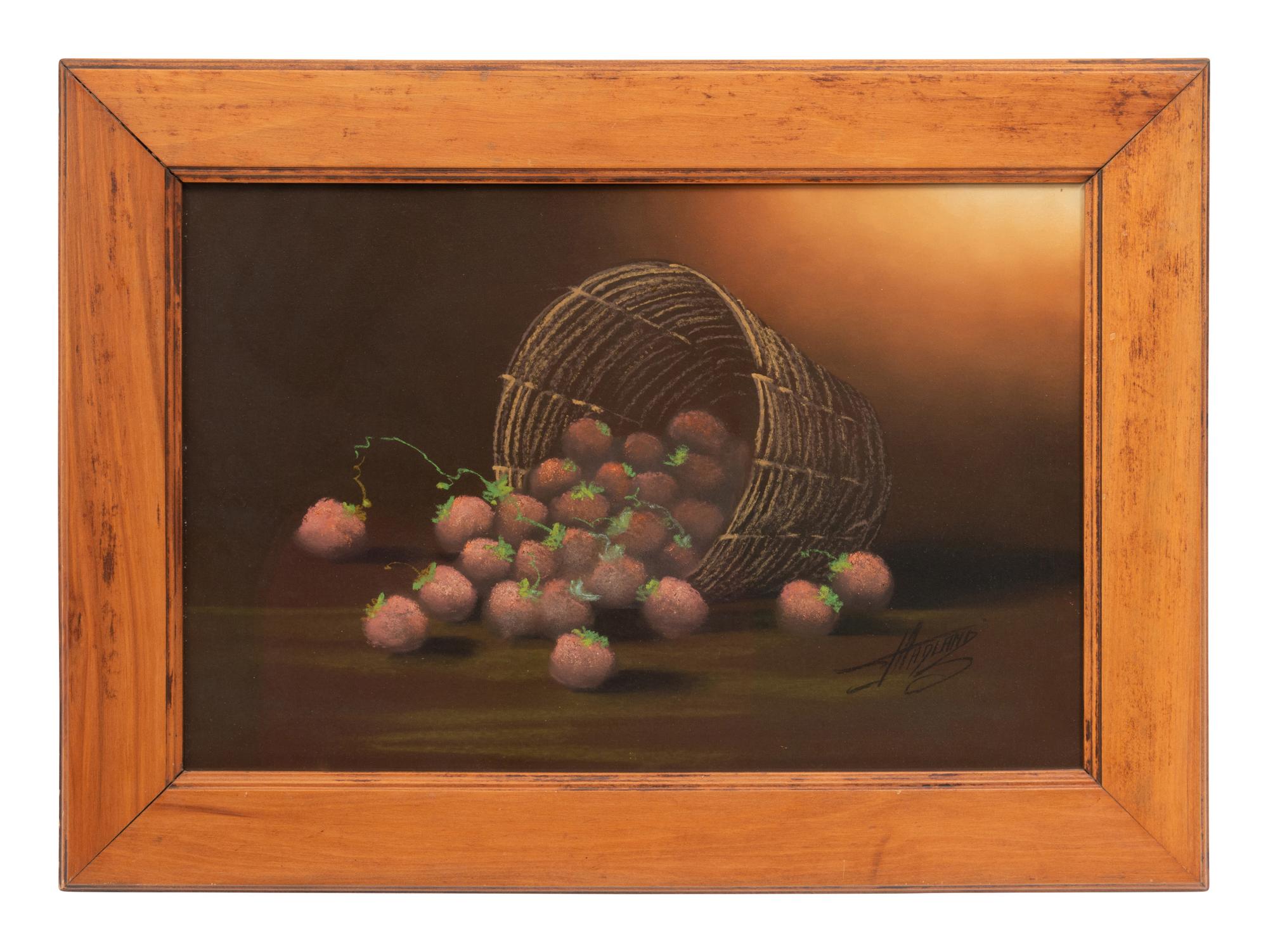 American School, 19th Century A Group of Four Fruit Still Lifes