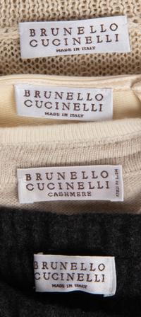 Four Burnello Cucinelli Items: Cardigan, Sweater, Dress, Pant, c.2018