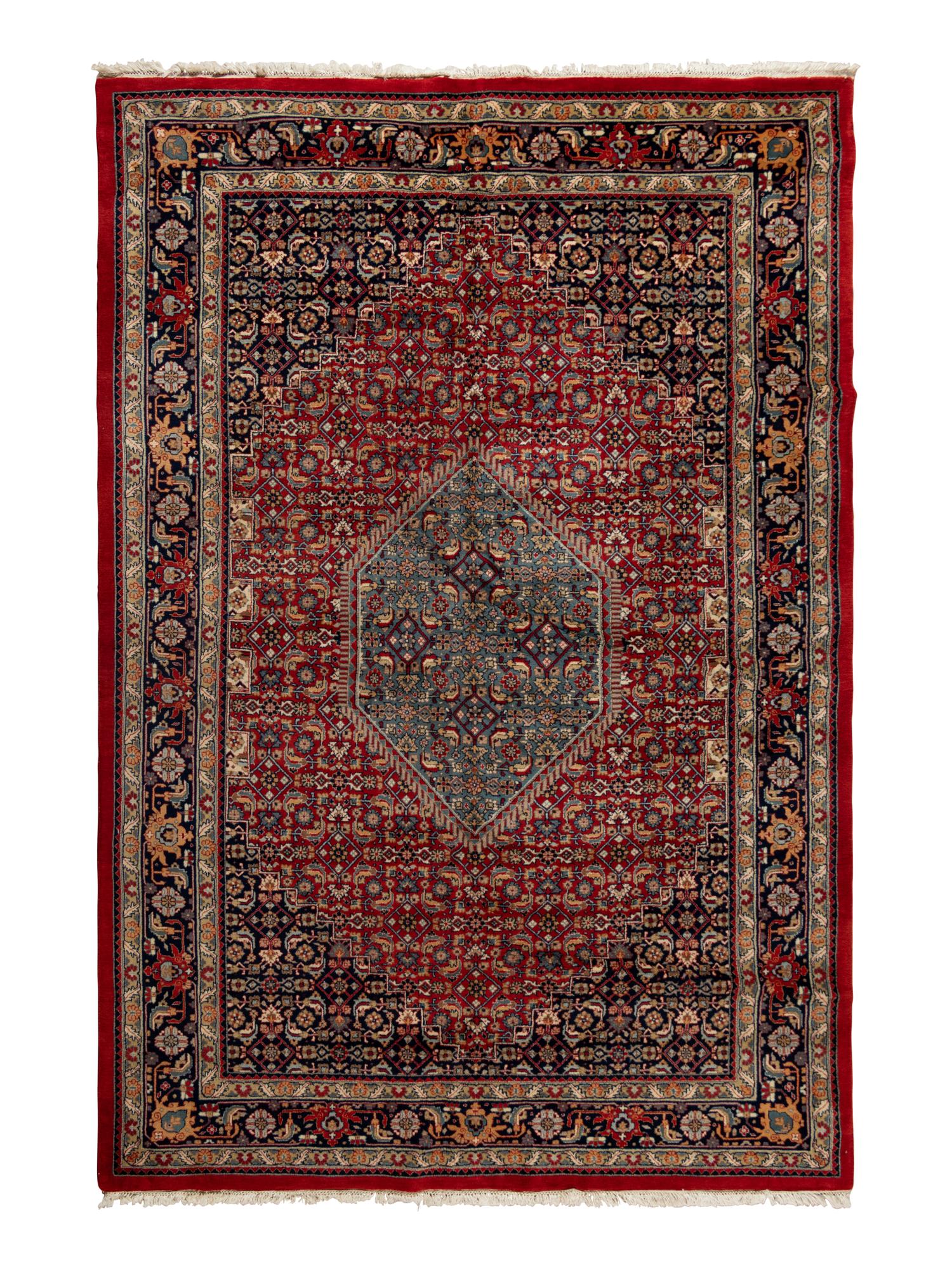 An Indo-Bidjar Wool Rug