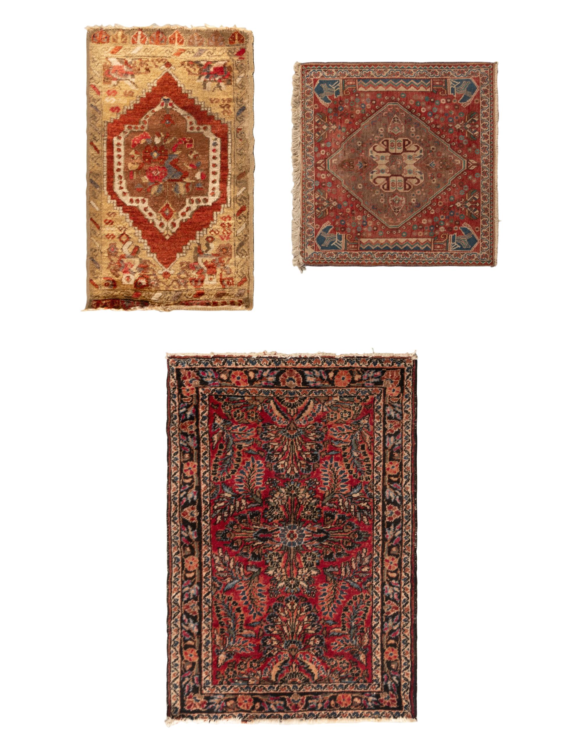 A Group of Three Small Rugs