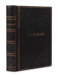 [LINCOLN, Abraham (1809-1865), and others--AUTOGRAPH ALBUM]. An autograph album, c.1860’s, assembling more than 140 signatures and inscriptions by various statesmen, military officers and other prominent figures of the Civil War Era, including three present, past or future Presidents.