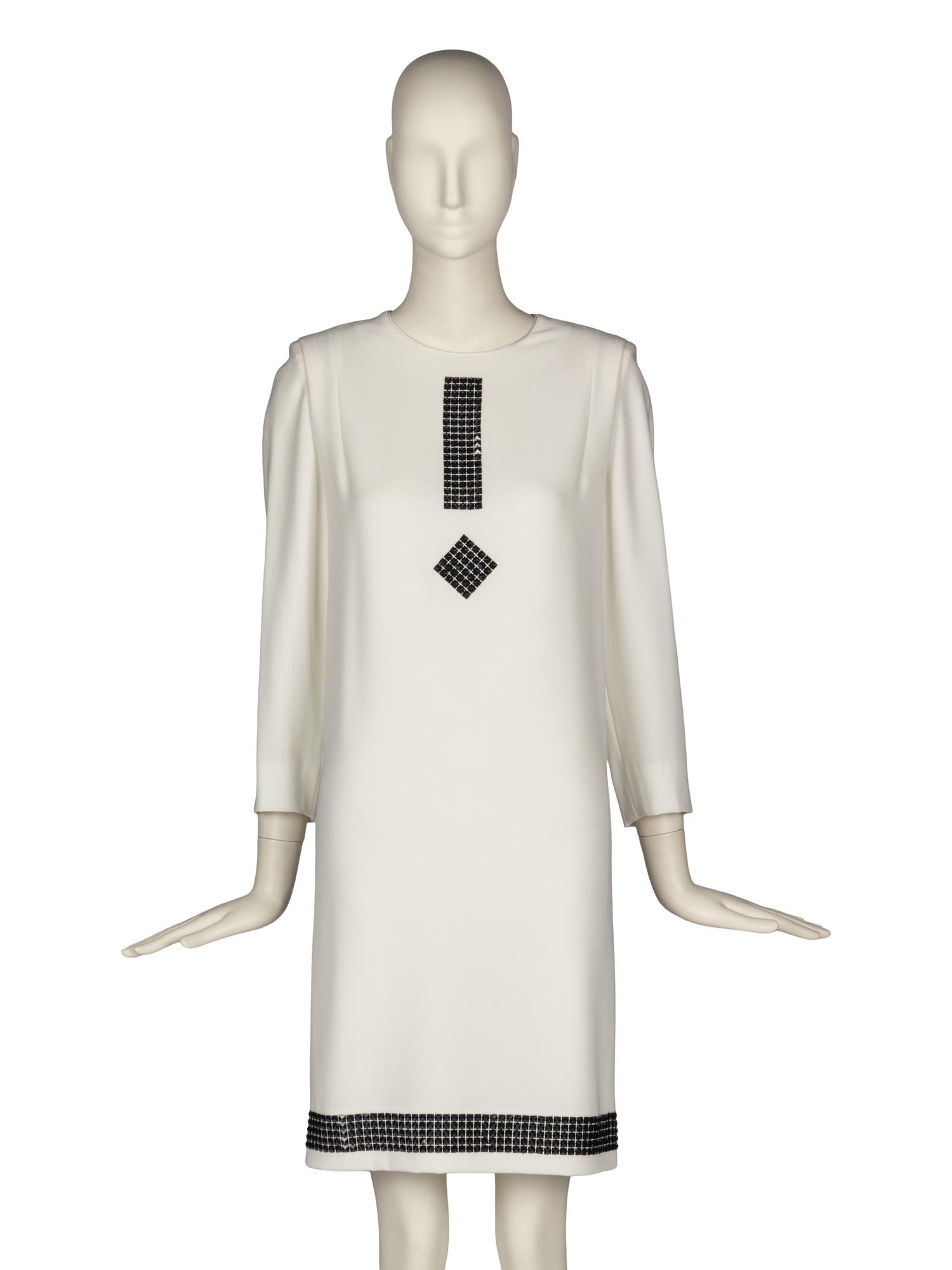 Pierre Cardin Haute Couture White Dress
