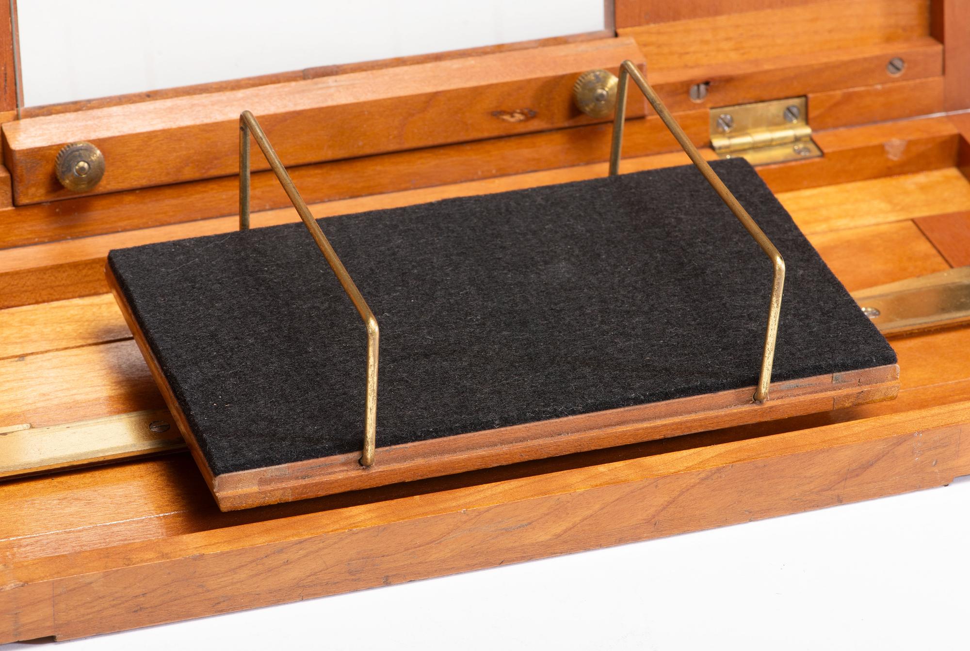 [EARLY PHOTOGRAPHY]. Eastman Kodak Co., No. 2 Stereo Brownie camera with stereo self-transposing printer. Rochester, NY, ca 1905-1910.