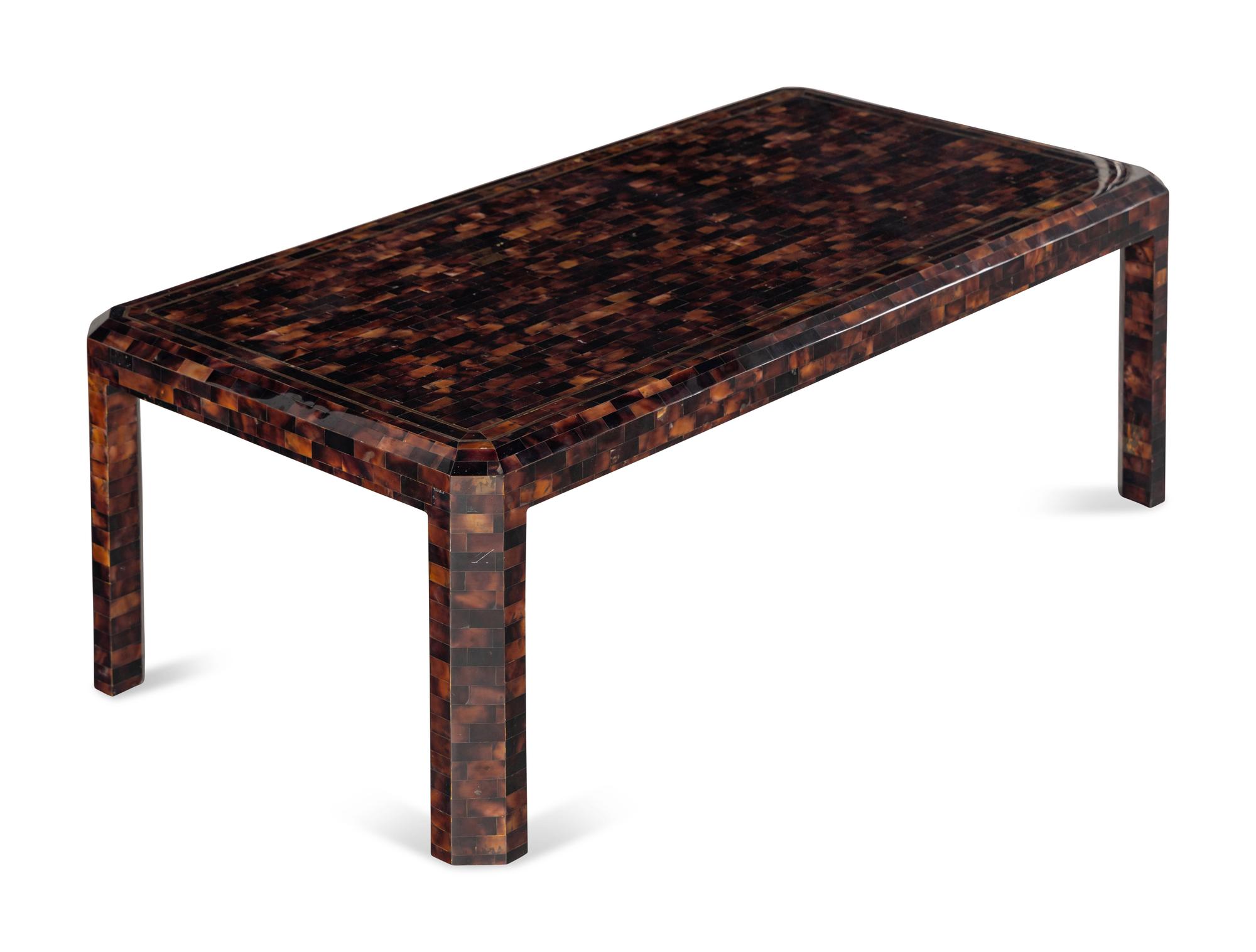 A Maitland-Smith Tesselated Low Table