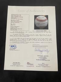 A Collection of Two Ted Williams / Bob Feller Dual Signed Autograph Baseballs (JSA Letters)