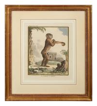 Four Framed Copper Plate Engravings from Le Comte de Buffon, Quadrupeds from Histoire Naturelle