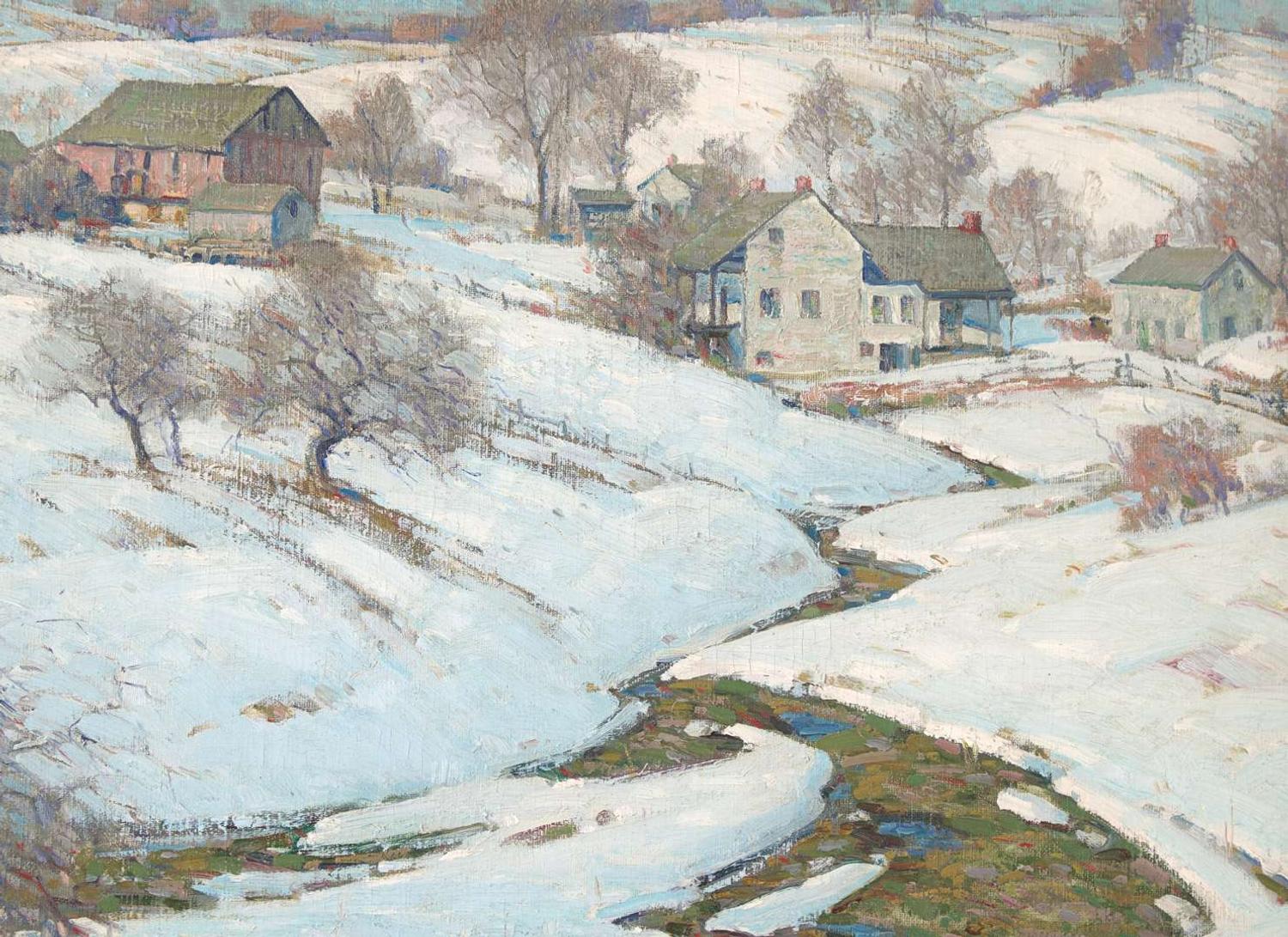 Arthur Meltzer (American, 1893–1989) - Snow Landscape