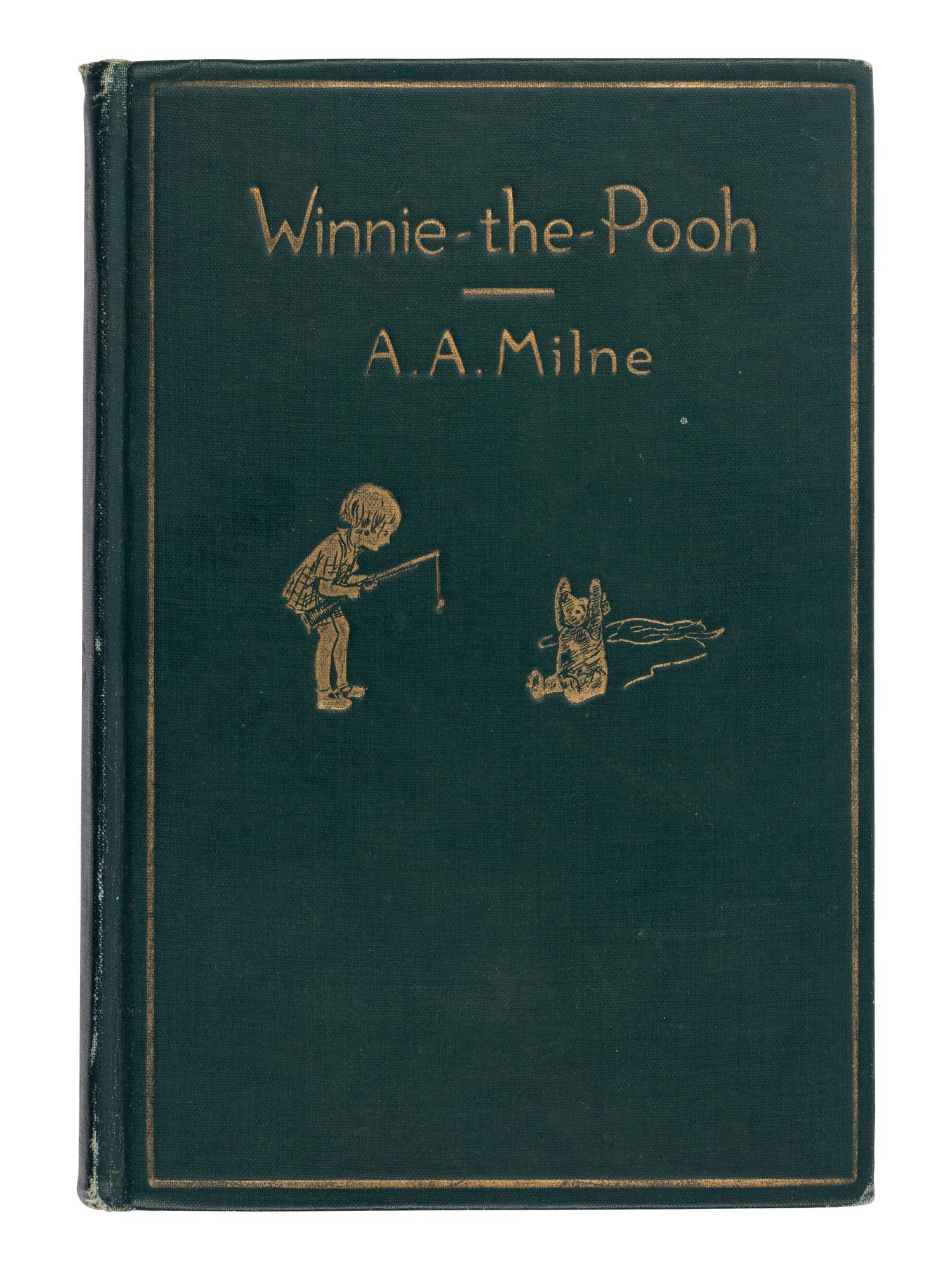MILNE, Alan Alexander (1882-1956). Winnie-the-Pooh . Ernest H. Shepard, illustrator. New York: E.P. Dutton & Company, 1926.