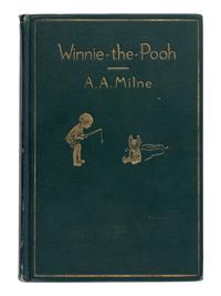 MILNE, Alan Alexander (1882-1956). Winnie-the-Pooh . Ernest H. Shepard, illustrator. New York: E.P. Dutton & Company, 1926.