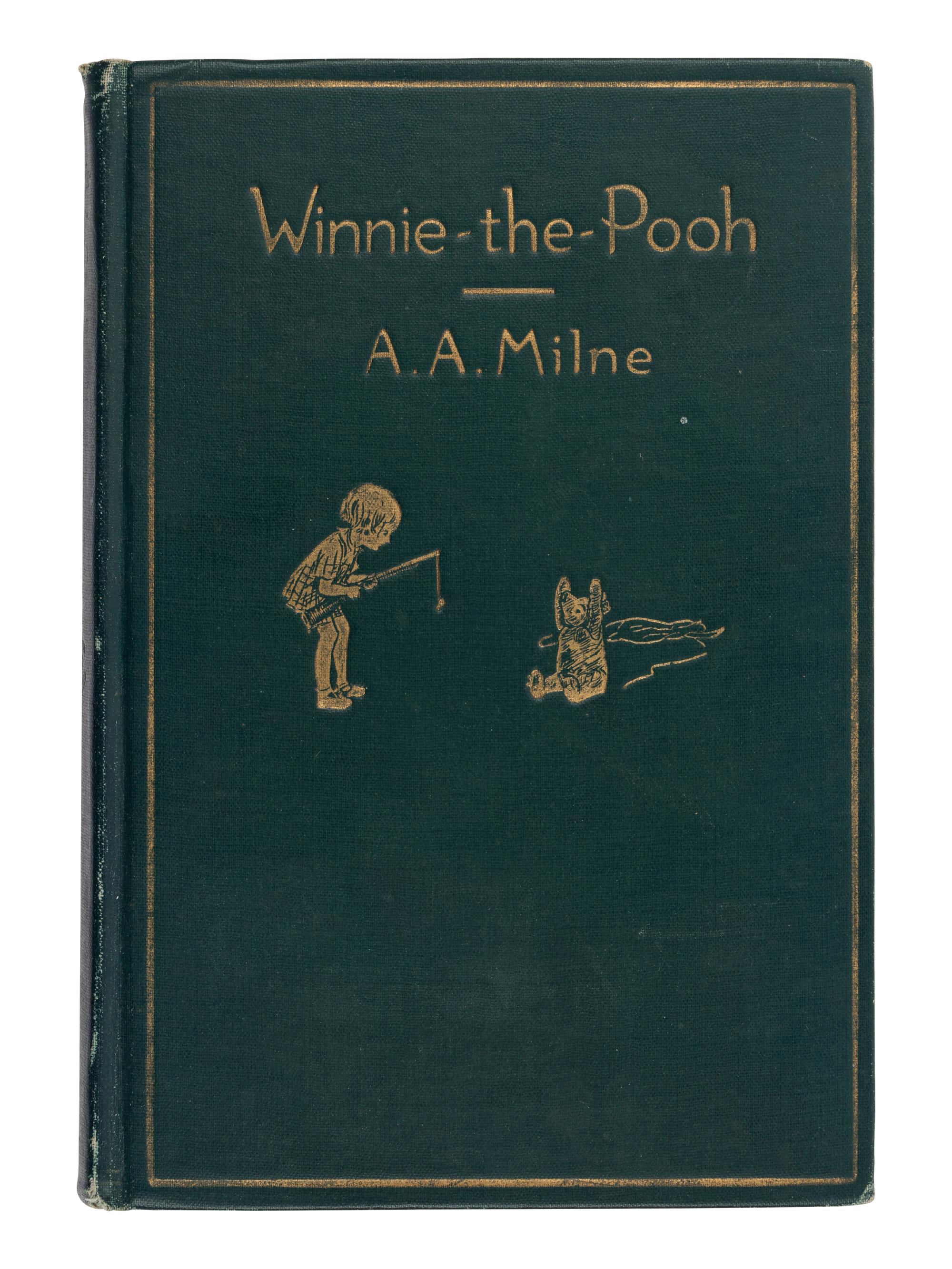 MILNE, Alan Alexander (1882-1956). Winnie-the-Pooh . Ernest H. Shepard, illustrator. New York: E.P. Dutton & Company, 1926.
