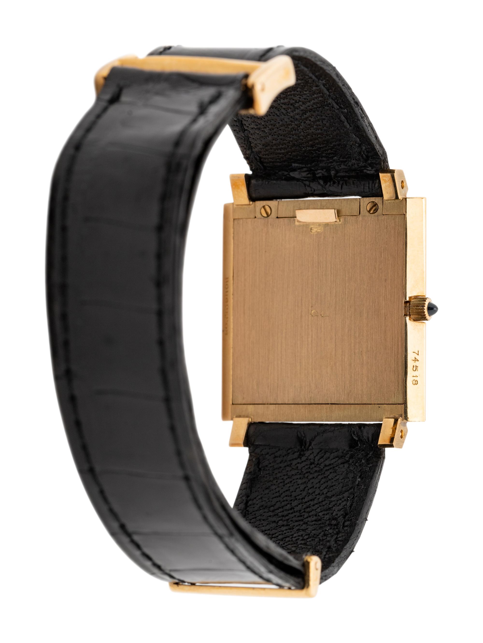 BOUCHERON, 18K YELLOW GOLD WRISTWATCH