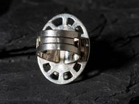Sterling Silver Maskette Ring
