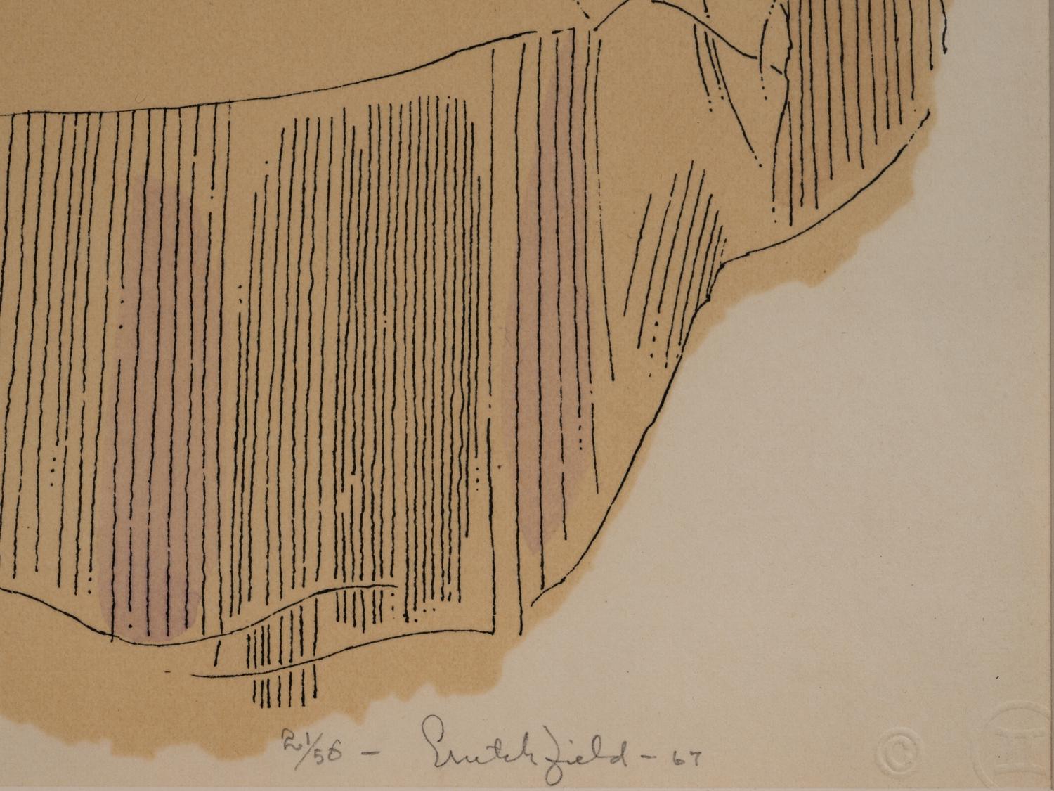 William Crutchfield (American, b. 1932) Four Lithographs from Americana Suite