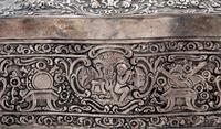 A Continental Silver Singing Bird Automaton Box