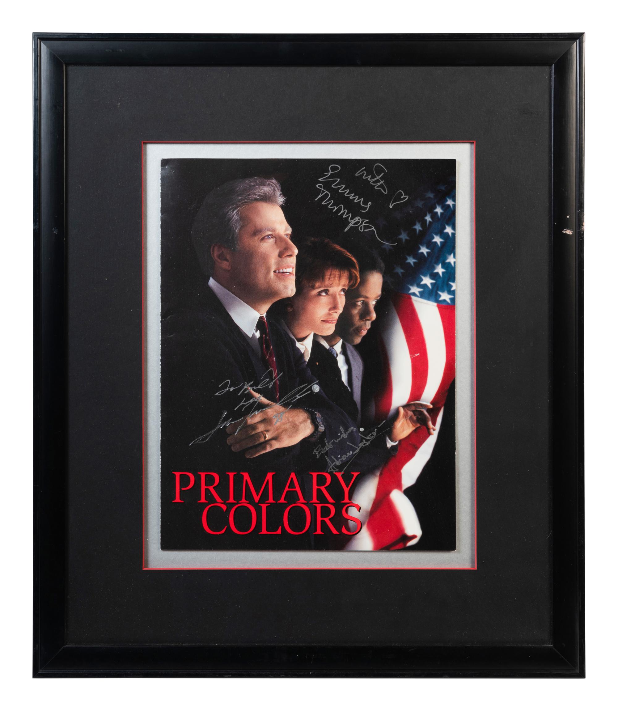 (Film Posters) Primary Colors . Mutual Film Company, Universal Pictures: 1998.