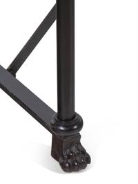 A Contemporary French Style Oak and Steel Console Table