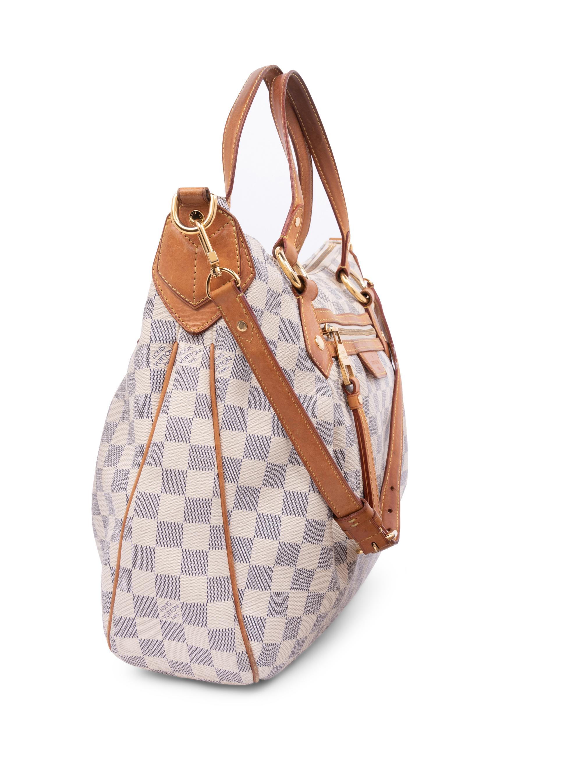 Two Louis Vuitton Damier Azur Items: One Handbag and One Wallet, 2012