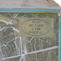A Blondel La Rougery Map of Paris, after Georges Peltier 85" W x 78" D — France, 1966