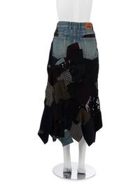 Junya Watanabe Patched Denim Skirt, Fall/Winter 2014