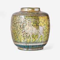 A Royal Lancastrian lustre glazed earthenware vase Richard Joyce (English, 1873-1931), Pilkington, England, 1905-1908